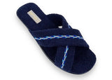 mules femmes ouvertes toile éponge - mule tissu coton - chaussures V Confort