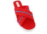 mule ouverte toile coton éponge - chaussures V Confort