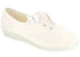 chaussure tennis blanche toile coton - V Confort