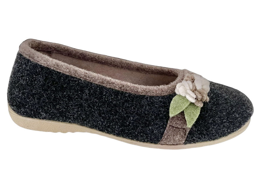 Chaussons Ballerines Femme Hiver Fourrés – Pantoufles Mémoire De Forme Chaudes Et Antidérapantes