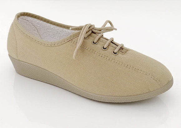 Chaussons Femme Tissu Éponge Escoolers – Semelle Spéciale Parquet Silencieuse, Made In Spain