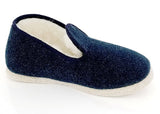 charentaise feutre laine marine - Chaussures V Confort