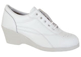 chaussures compensés BOPY cuir blanc - chaussure V Confort