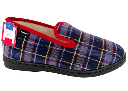 Fargeot Charentaises GERMAIN - Chaussons Confortables Textile Doublés Chaud